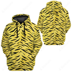 Seamless Yellow Pattern Custom Hoodie