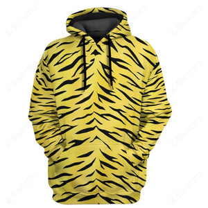 Seamless Yellow Pattern Custom Hoodie