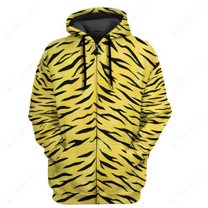 Seamless Yellow Pattern Custom Hoodie