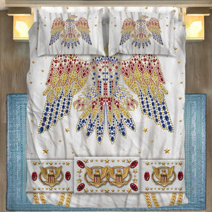 Singer Elvis Presley American Eagle Custom Bedding Set