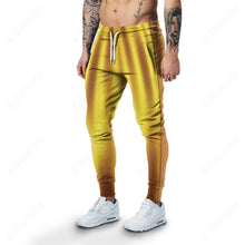 Load image into Gallery viewer, Singer Elvis Presley Gold Lame Suit Custom Sweatpants
