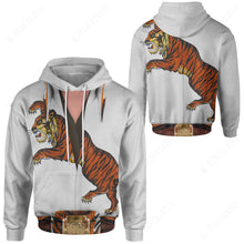 Load image into Gallery viewer, Singer Elvis Presley Tiger Jumpsuit Custom Hoodie
