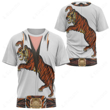 Load image into Gallery viewer, Singer Elvis Presley Tiger Jumpsuit Custom T-Shirt
