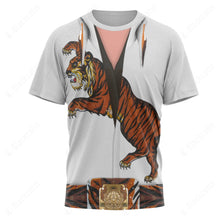 Load image into Gallery viewer, Singer Elvis Presley Tiger Jumpsuit Custom T-Shirt
