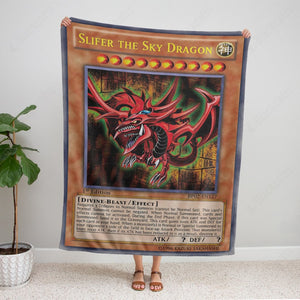 Slifer The Sky Dragon Custom Soft Blanket