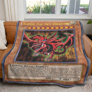 Slifer The Sky Dragon Custom Soft Blanket