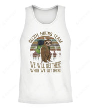 Load image into Gallery viewer, Sloth Hiking Graphic Apparel Hiking Team
