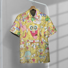 Load image into Gallery viewer, Spongebob Hawaii Button Shirt
