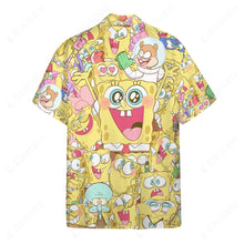 Load image into Gallery viewer, Spongebob Hawaii Button Shirt
