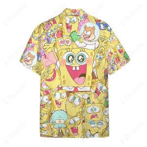 Spongebob Hawaii Button Shirt