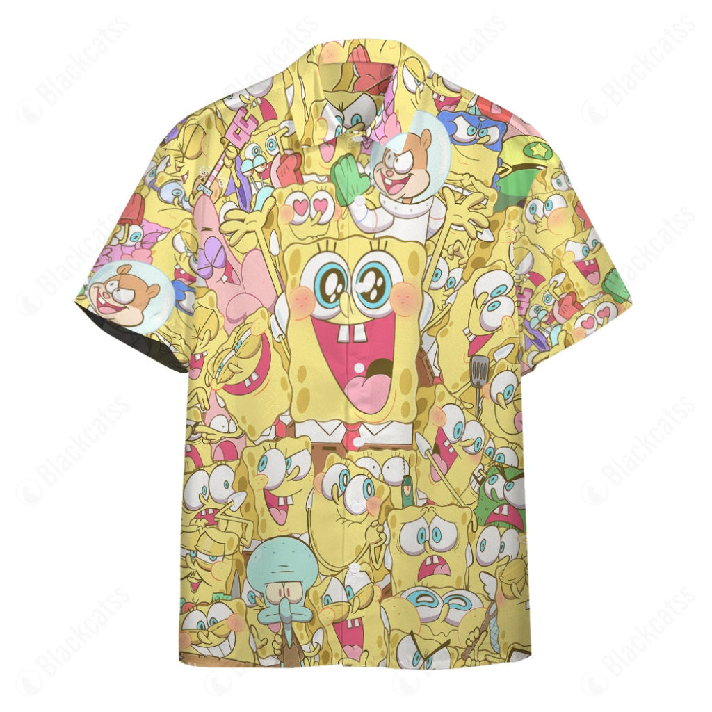 Spongebob Hawaii Button Shirt