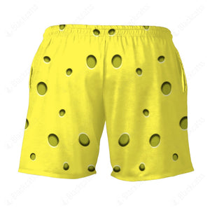 SpongeBob SquarePants 3D Beach Shorts Love