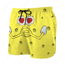 Load image into Gallery viewer, SpongeBob SquarePants 3D Beach Shorts Love
