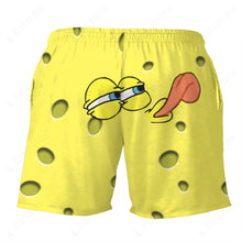 Load image into Gallery viewer, SpongeBob SquarePants 3D Beach Shorts Two Face
