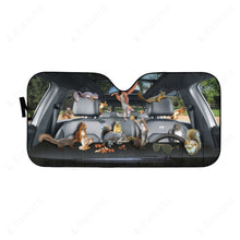 Load image into Gallery viewer, Squirrel Custom Car Auto Sunshade Custom Car Auto Sunshade
