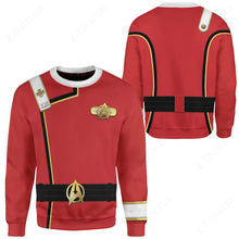 Load image into Gallery viewer, Star Trek II-VI Wrath of Khan Starfleet Kirk Spock Uniform Custom Sweatshirt
