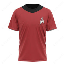 Load image into Gallery viewer, Star Trek The Original Series Red Suit Custom T-Shirt
