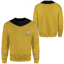 Load image into Gallery viewer, Star Trek The Original Series Yellow Suit Custom Sweatshirt
