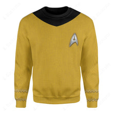 Load image into Gallery viewer, Star Trek The Original Series Yellow Suit Custom Sweatshirt
