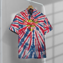 Load image into Gallery viewer, Super Tye Dye Custom Hawaii Button Shirt
