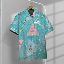 Load image into Gallery viewer, SW Vehicles Neon 90&#39;s Hawaii Button Shirt
