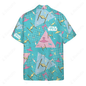 SW Vehicles Neon 90's Hawaii Button Shirt