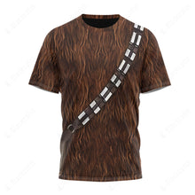 Load image into Gallery viewer, SW Wookiee Chewbacca Warrior Cosplay Custom T-Shirt
