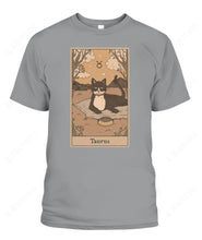 Load image into Gallery viewer, Taurus Cat Custom Women&#39;s Tee &amp; Unisex Tee
