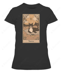 Taurus Cat Custom Women's Tee & Unisex Tee