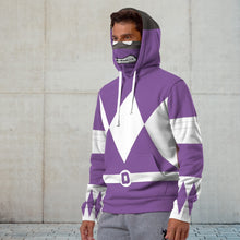 Load image into Gallery viewer, Teenage Mutant Ninja Rangers Donatello Purple Cosplay Custom Snood Hoodie
