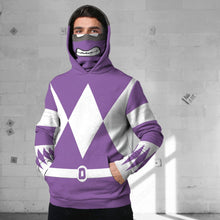 Load image into Gallery viewer, Teenage Mutant Ninja Rangers Donatello Purple Cosplay Custom Snood Hoodie
