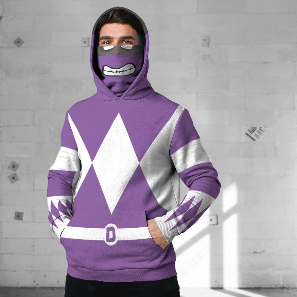 Teenage Mutant Ninja Rangers Donatello Purple Cosplay Custom Snood Hoodie