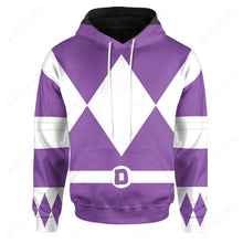 Load image into Gallery viewer, Teenage Mutant Ninja Rangers Donatello Purple Ranger Custom Hoodie
