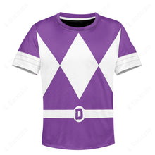 Load image into Gallery viewer, Teenage Mutant Ninja Rangers Donatello Purple Ranger Custom Kid Apparel
