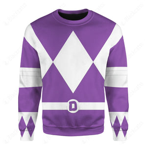 Teenage Mutant Ninja Rangers Donatello Purple Ranger Custom Sweatshirt