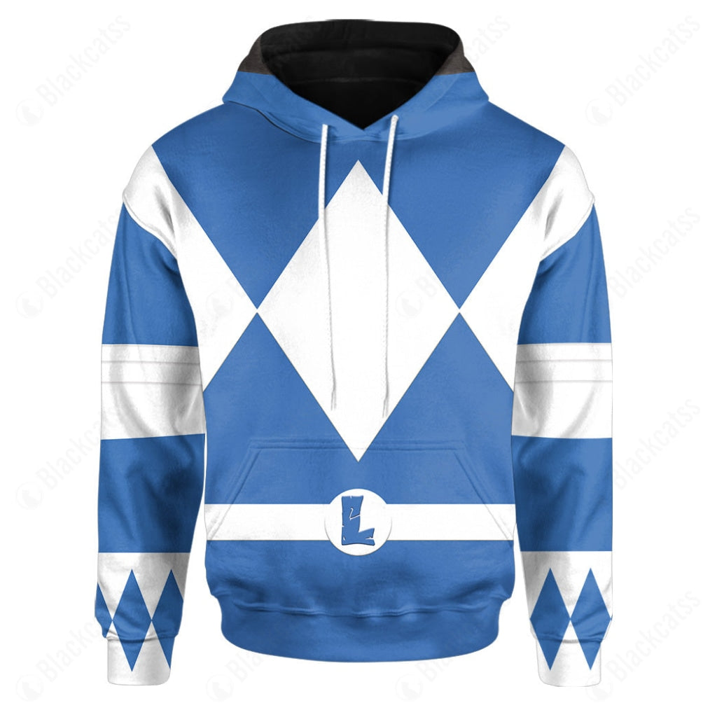 Teenage Mutant Ninja Rangers Leonardo Blue Ranger Custom Hoodie