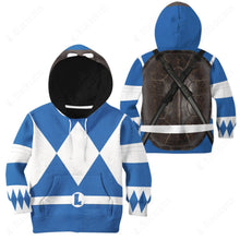 Load image into Gallery viewer, Teenage Mutant Ninja Rangers Leonardo Blue Ranger Custom Kid Apparel
