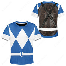 Load image into Gallery viewer, Teenage Mutant Ninja Rangers Leonardo Blue Ranger Custom Kid Apparel
