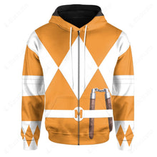 Load image into Gallery viewer, Teenage Mutant Ninja Rangers Michelangelo Orange Ranger Custom Hoodie
