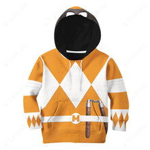 Load image into Gallery viewer, Teenage Mutant Ninja Rangers Michelangelo Orange Ranger Custom Kid Apparel
