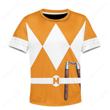 Load image into Gallery viewer, Teenage Mutant Ninja Rangers Michelangelo Orange Ranger Custom Kid Apparel
