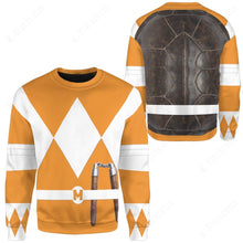 Load image into Gallery viewer, Teenage Mutant Ninja Rangers Michelangelo Orange Ranger Custom Sweatshirt
