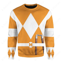 Load image into Gallery viewer, Teenage Mutant Ninja Rangers Michelangelo Orange Ranger Custom Sweatshirt
