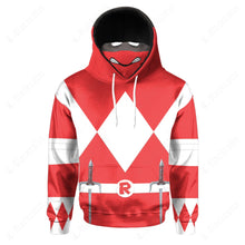Load image into Gallery viewer, Teenage Mutant Ninja Rangers Raphael Red Cosplay Custom Snood Hoodie
