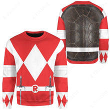 Load image into Gallery viewer, Teenage Mutant Ninja Rangers Raphael Red Ranger Custom Sweatshirt
