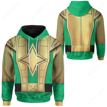 Load image into Gallery viewer, The Green Samurai Rangers Ninja Storm Custom Hoodie
