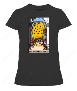 The High Priestess Crocs Cat Meme Tarot Graphic Apparel