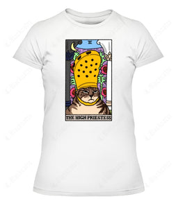 The High Priestess Crocs Cat Meme Tarot Graphic Apparel