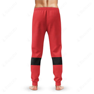 The Red Wind Rangers Ninja Storm Custom Sweatpants