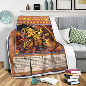 The Winged Dragon Of Ra Custom Soft Blanket